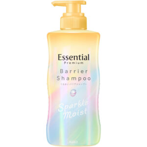 Kao Essential Premium Moisture Barrier Shampoo Sparkle Moist Pump 430ml